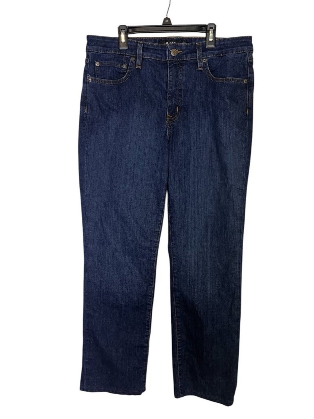 Lauren By Ralph Lauren Jeans Women’s Size 12 Premier Straight Dark Wash High Ris